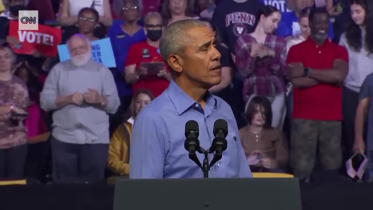 Watch Obama's closing message to voters in Philadelphia