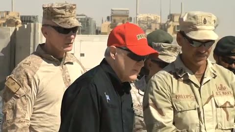 Secretary of the Navy visits Marines at Camp Leatherneck Afghanistan