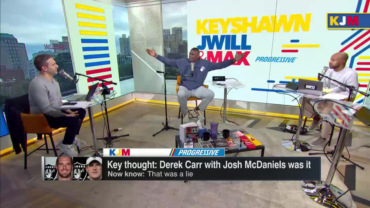 Keyshawn Johnson expected Derek Carr & Josh McDaniels to be a better fit together 👀 | KJM