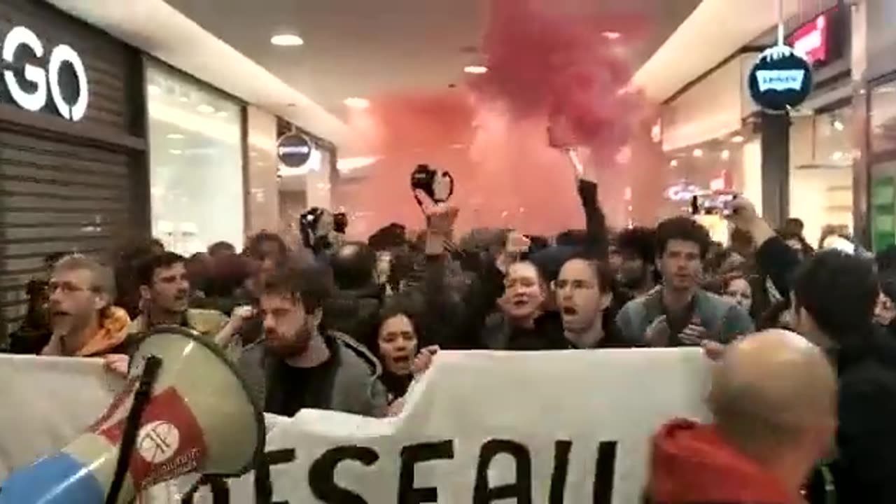 Shortly After Macron Banned Protesting in France