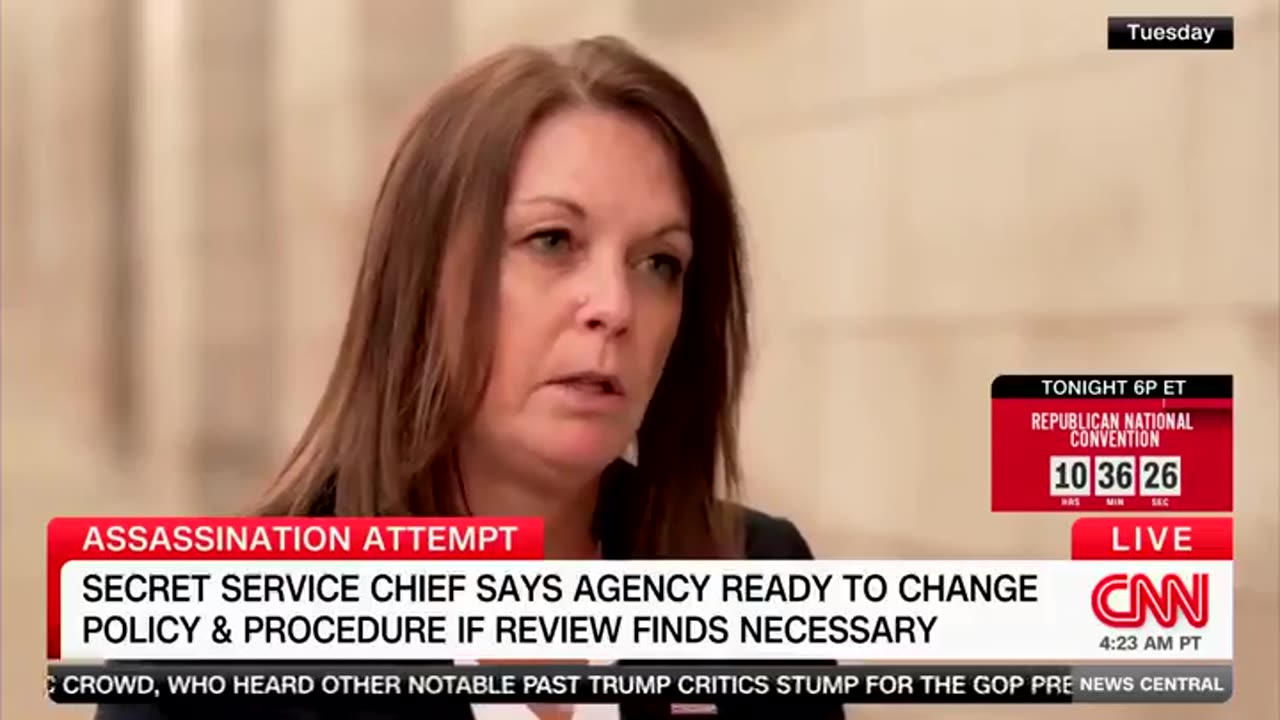 CNN asked SS director Kim Cheatle on her claim that she enhanced Trump security