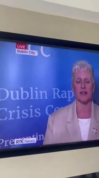 🚨🇮🇪 Shirley Scott collapses live on TV