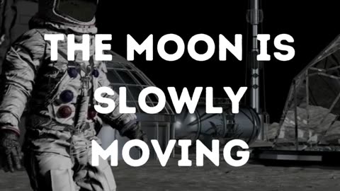 Moon moving away