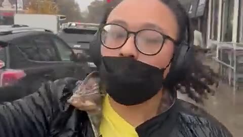 A woman in Boston is caught destroying posters of Israeli civilians kidnapped by Hamas.