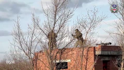 New Footage from Chechen Volunteer Battalion Fighting Russians Near Bakhmut