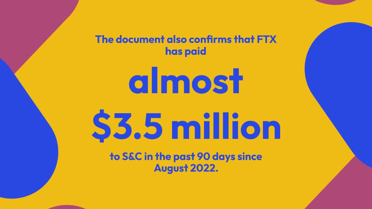 FTX advances law firm $12 million before filing for bankruptcy