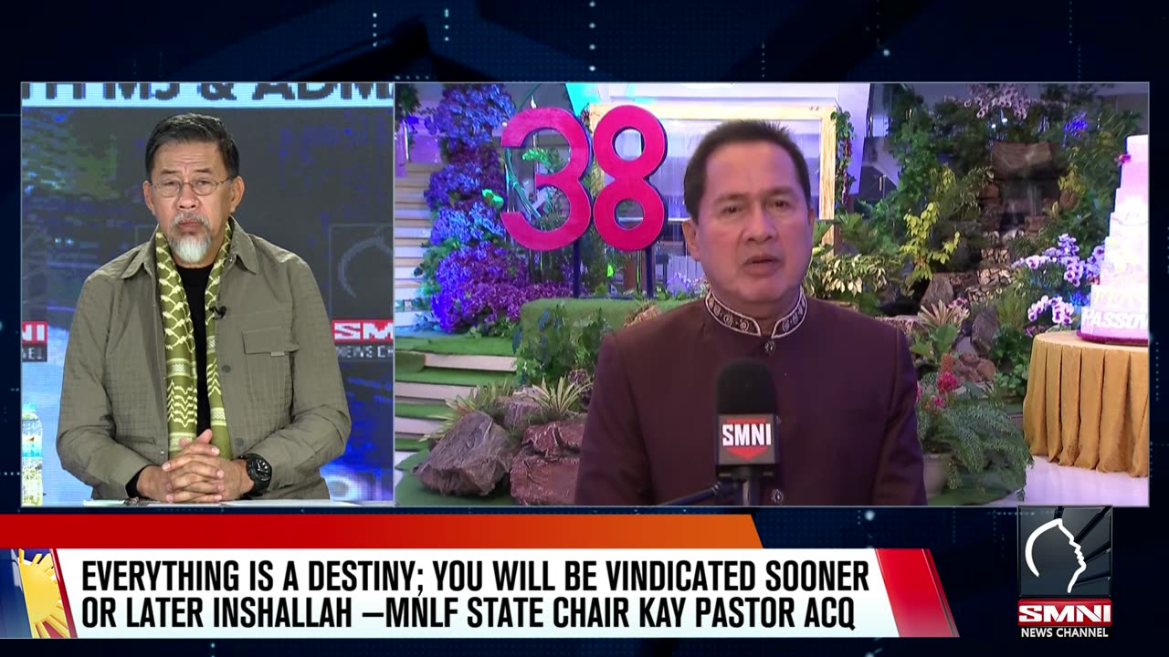 You will be vindicated sooner or later Inshallah —MNLF State Chair kay Pastor ACQ