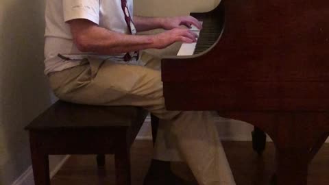 Amateur rendition of "The Entertainer"