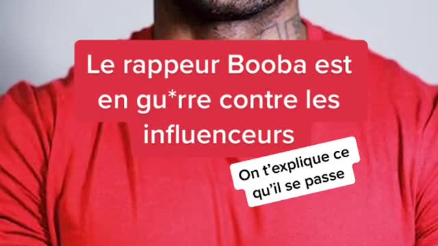 Rapper Booba is in a fight against influencers