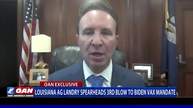 La. AG Landry spearheads third blow to Biden vaccine mandate