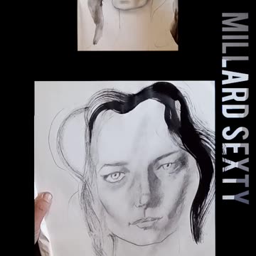 Charlotte Rampling and Carroll Lombard Drawings