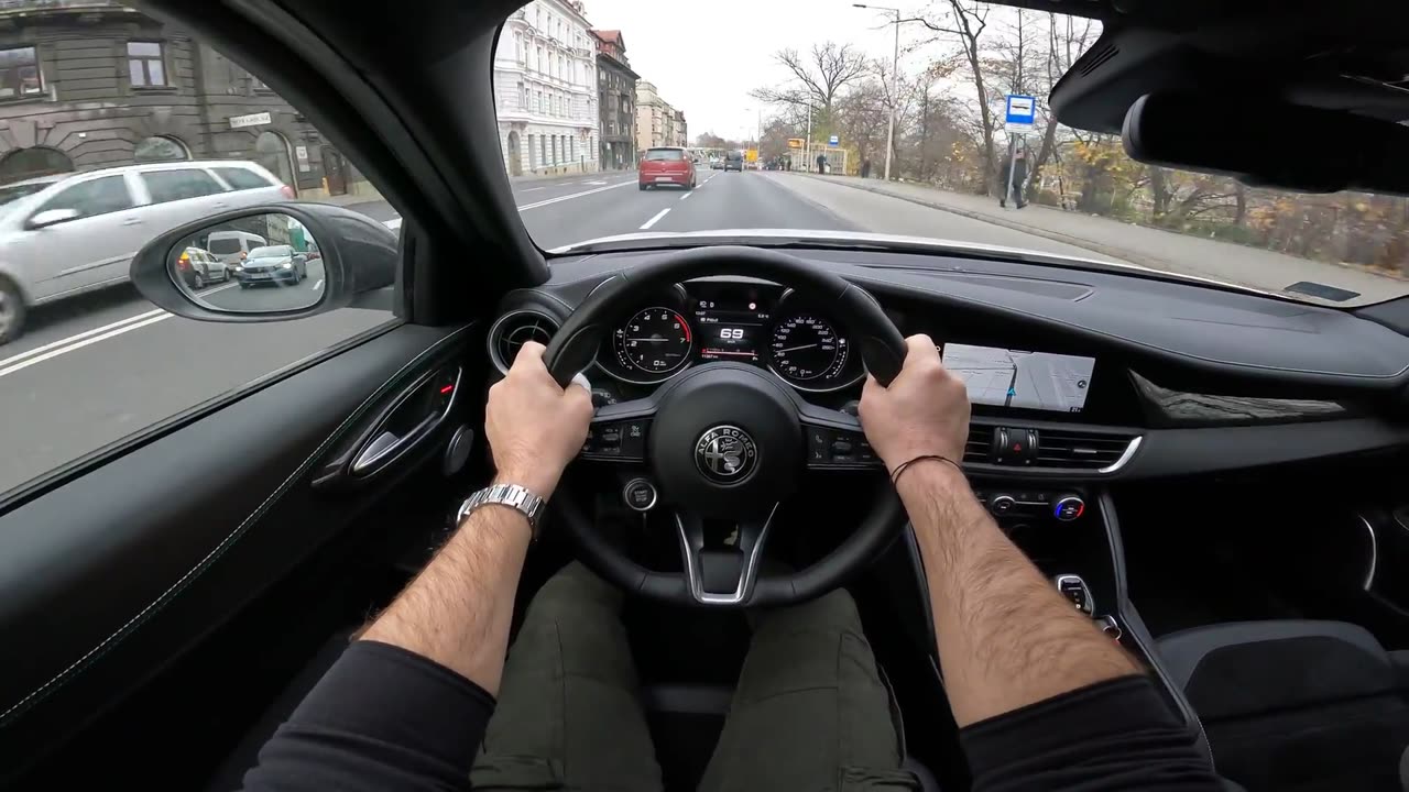 ALFA ROMEO GIULIA [ 2.0 turbo 280 HP AWD ] POV Test Drive