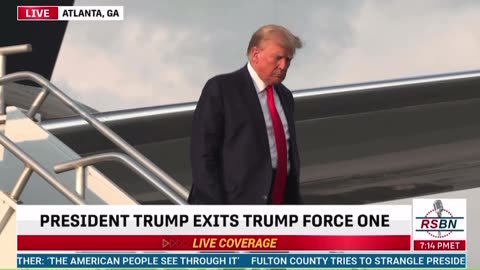 BREAKING: Trump Arrives In Georgia - The World Is Watching