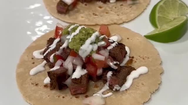 Steak Tacos 🥩 🌮