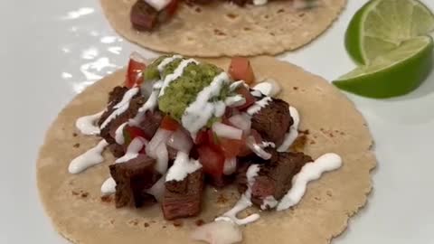 Steak Tacos 🥩 🌮