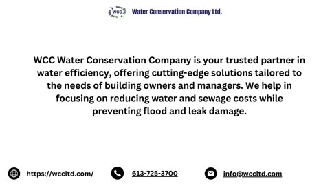 WCC Water Conservation Company Your Trusted Ally in Water Conservation and Efficiency