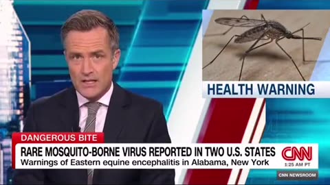 Bill Gates mosquitoes that were dropped from a helicopter and this is the consequence