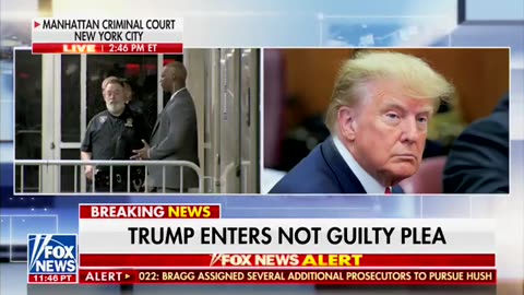 TRUMP ENTERS PLEA