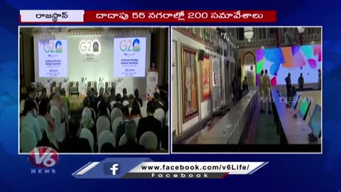 Udaipur Hosts First G20 Sherpa Meeting Under India's Presidency _ V6 News