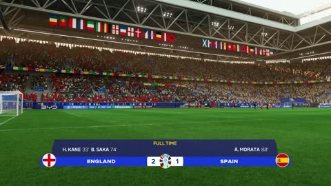 EAFC 24 | England 2 - 1 Spain | UEFA EURO 2024 - Quarter Final