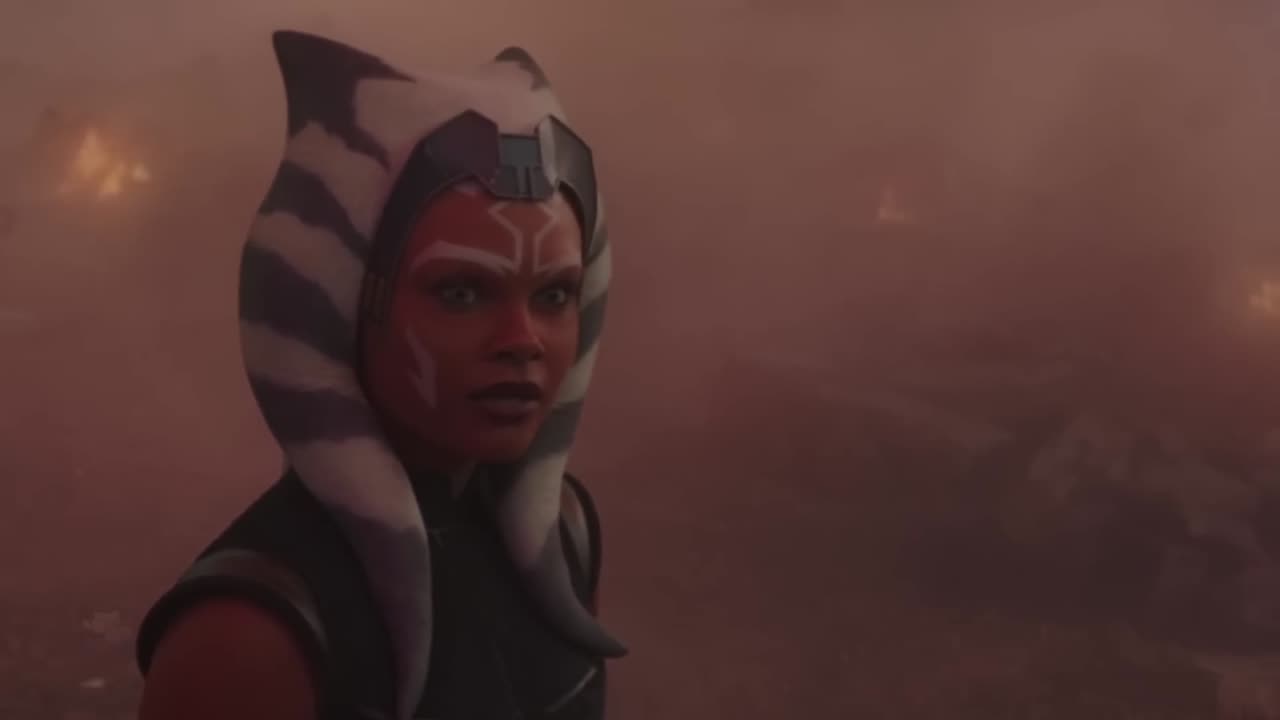 Young Ahsoka Sees Anakin Turns into Darth Vader Siege of Mandalore Live Action Episode 5