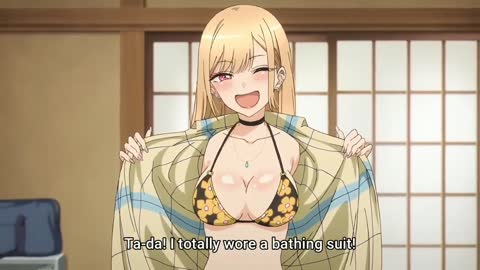 Marin Kitagawa Wearing a Bathing Suit || My Dress-Up Darling