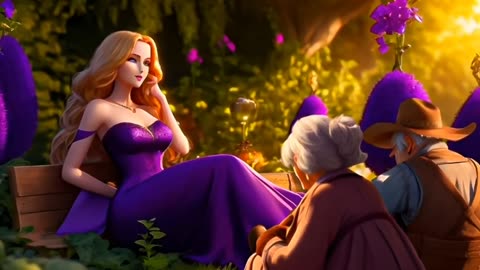 Princess Aubergine 🍆 Fairy tale for kids.