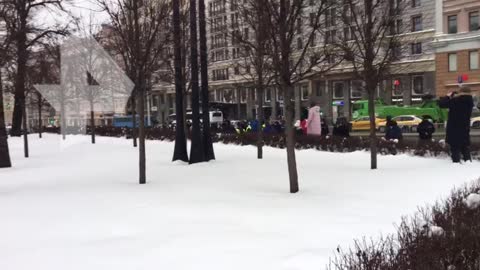 ️The first arrest took place in Moscow