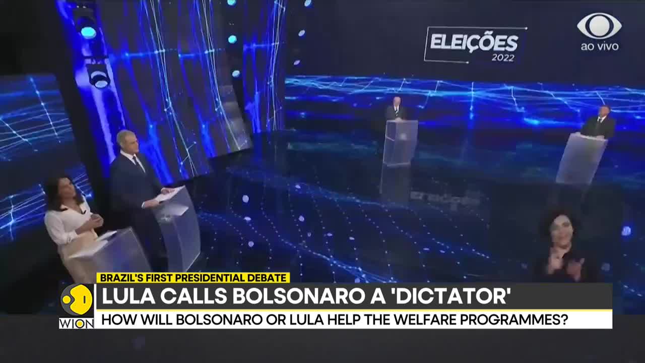 Brazil's first Presidential debate: Jair Bolsonaro vs Lula Da Silva | World English News | WION