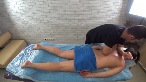 Asian Massage Techniques for Legs and Thigh Relaxing Muscle to Relieving Stress