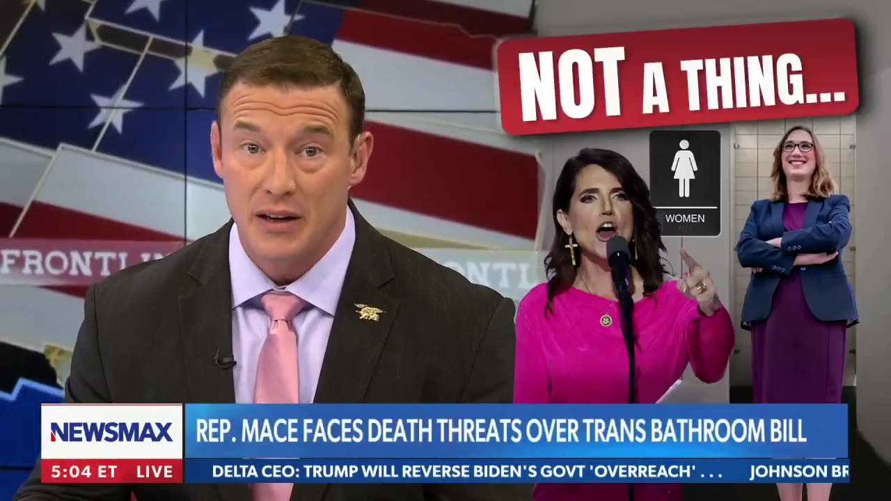 Carl Higbie defends Rep. Nancy Mace 🚫 trans bathroom