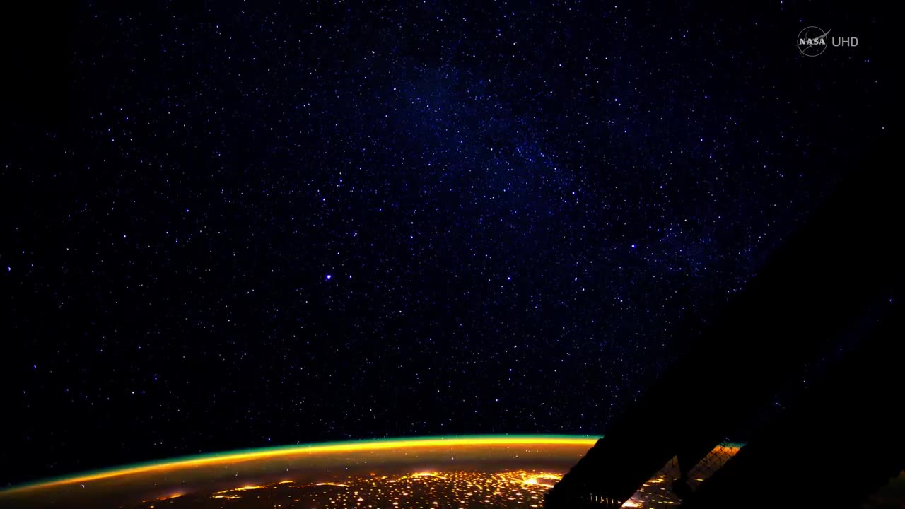 Stunning Aurora Borealis from Space in Ultra High Definition 4K