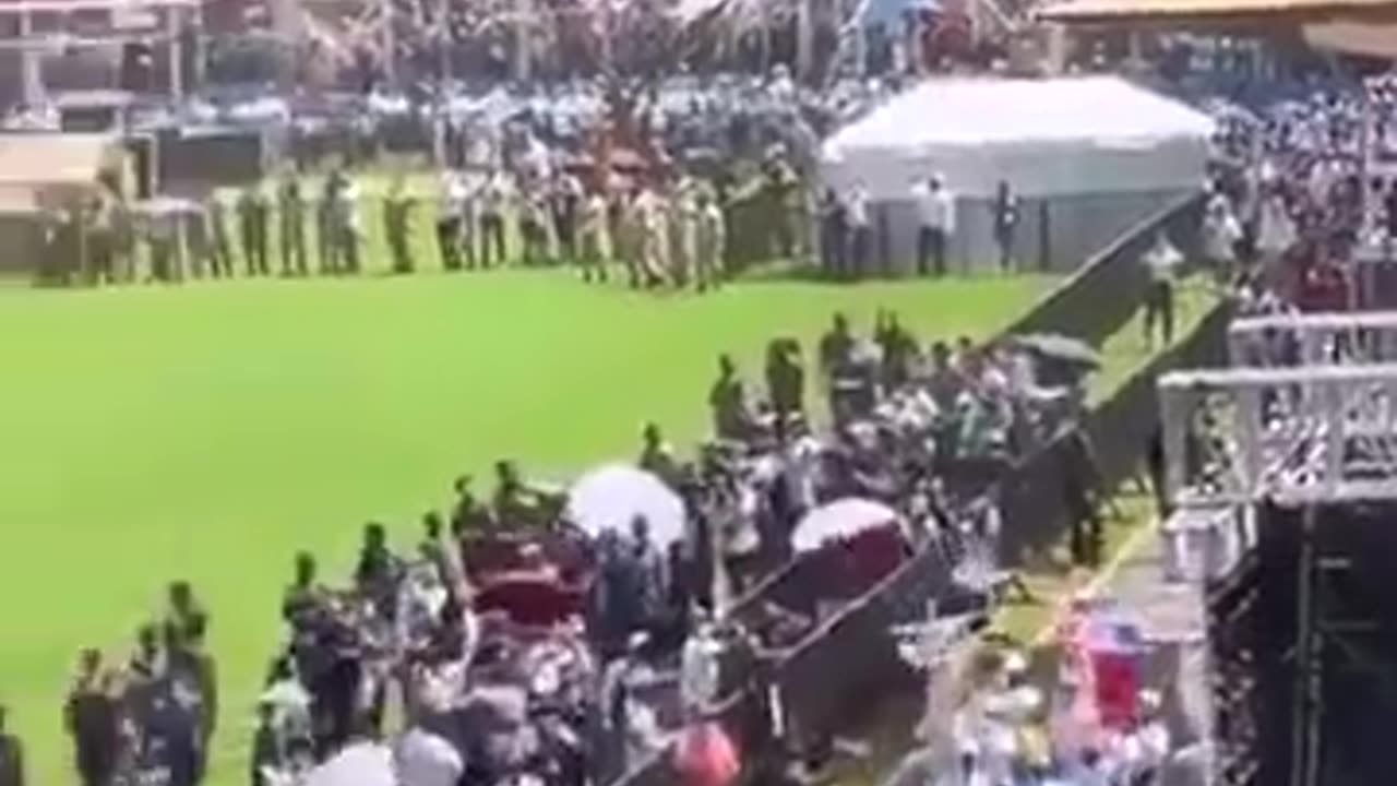 All of the paratroops fail to land on the field