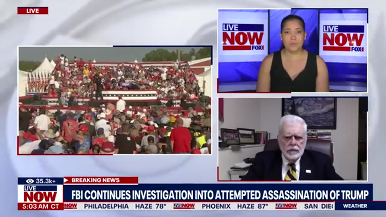 Update: FBI investigates rally shooting as 'possible act of domestic terrorism' | LiveNOW FOX