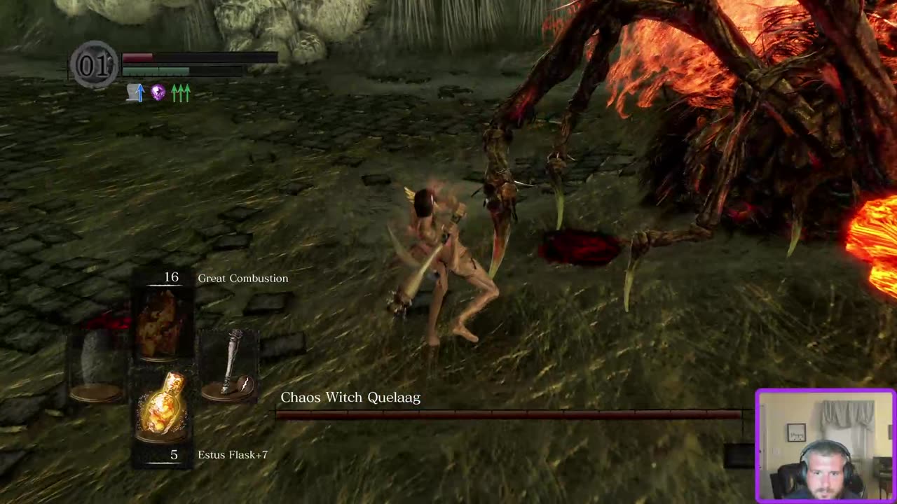 Dark Souls SL1 NG7 Chaos Witch Quelaag