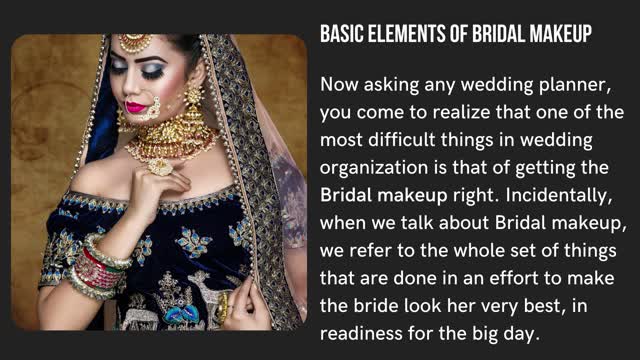 Important Bridal Makeup Considerations, in the Indian Wedding Context