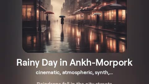 Rainy Day in Ankh-Morpork