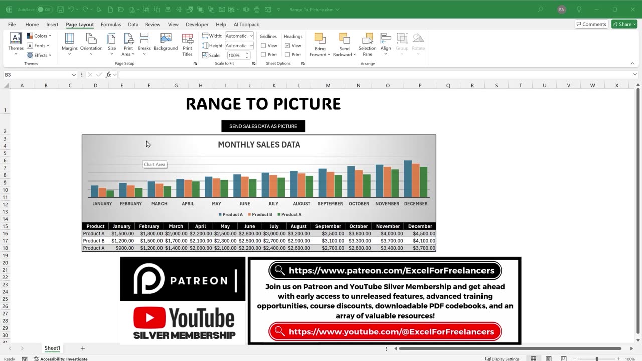 Turn ANY Excel Range Into A Picture In 5 Easy Steps