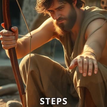 The Brave King David and Goliath