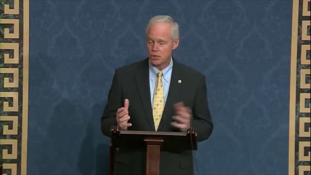 Senator Johnson on Senate Floor 5.25