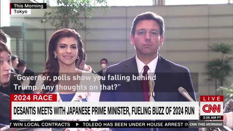 NEW - DeSantis in Japan: "I'm not a candidate, so we'll see if and when that changes."