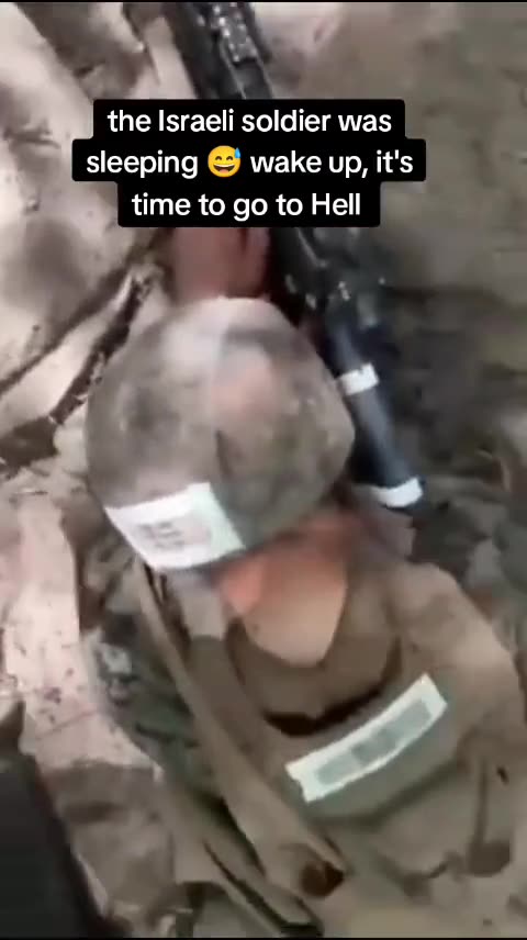 ISRAELI SOLDIER WAS SLEEPING AND THEN THERE WAS A KNOCK AT THE DOOR