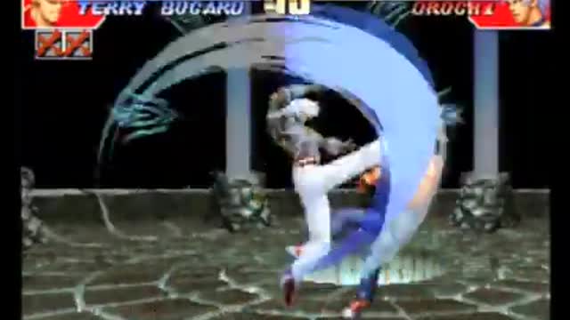 King of Fighters '97 - Final battles vs. Blood Iori, Chris, Shermie, Yashiro W, Orochi & finale