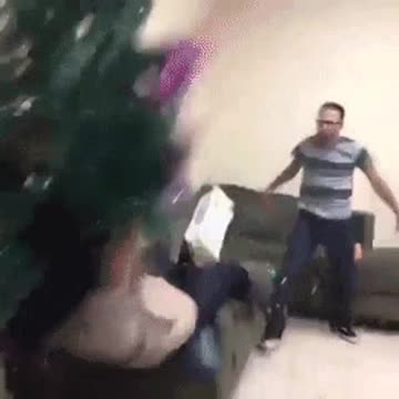 husband killed his wife by a xmas tree