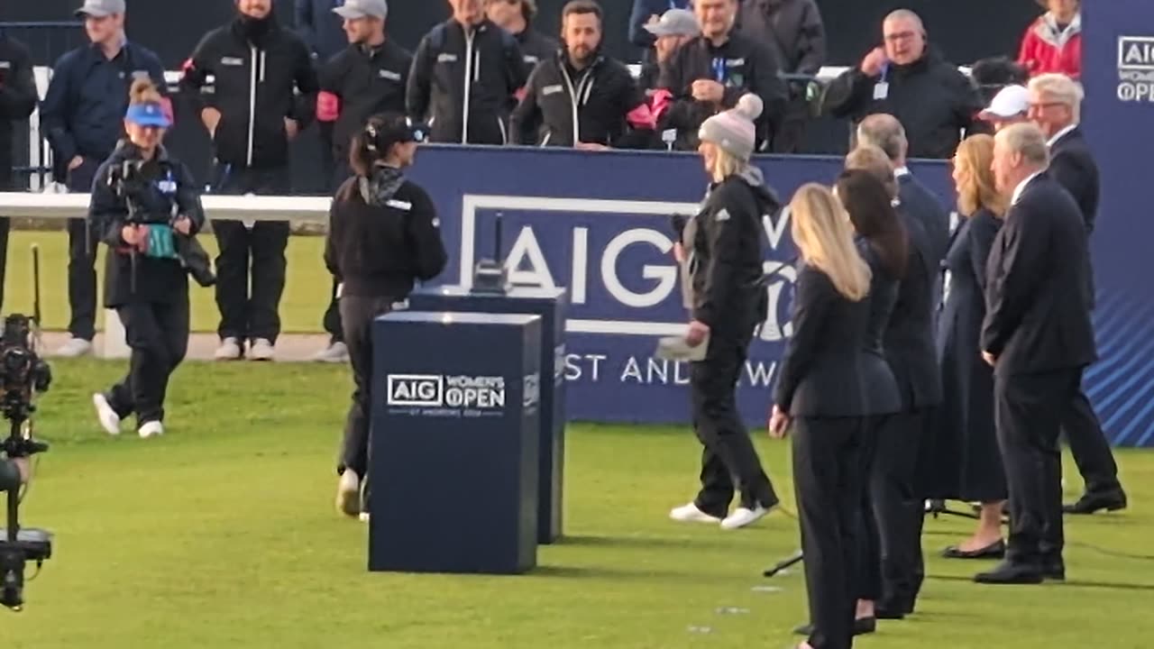 AIG Woman's open Golf Championship St Andrews Sunday afternoon 18th Green Lydia ko