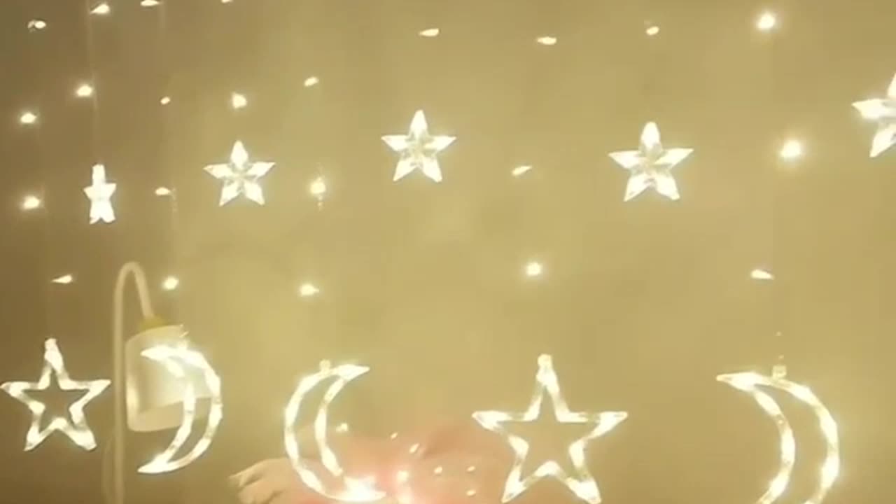 Moons And Stars light | Led Curtain Light