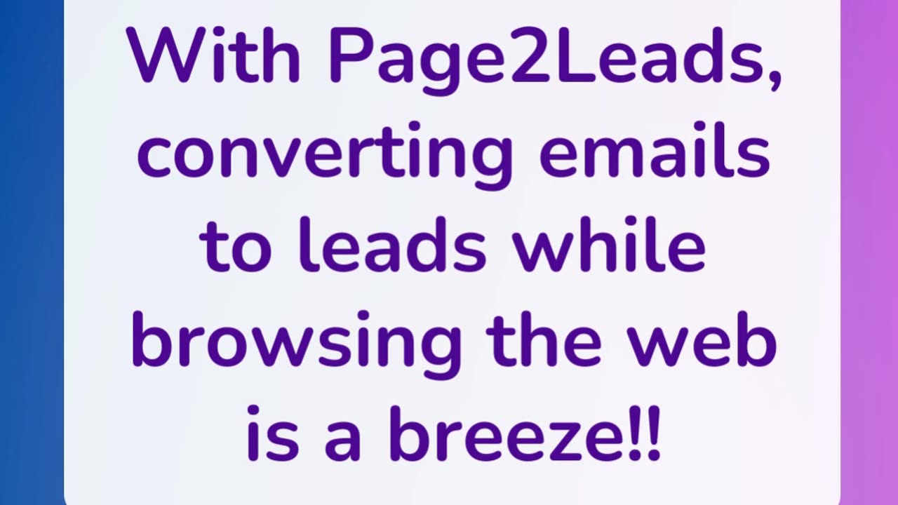 Generate Leads Effortlessly