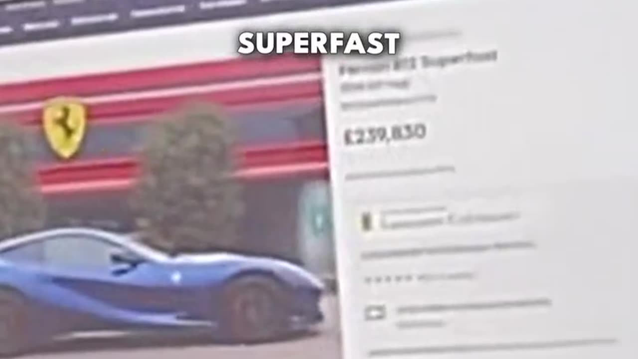 Tate casually buy another Ferrari