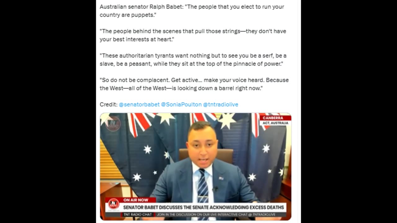 Australian Federal Senator,