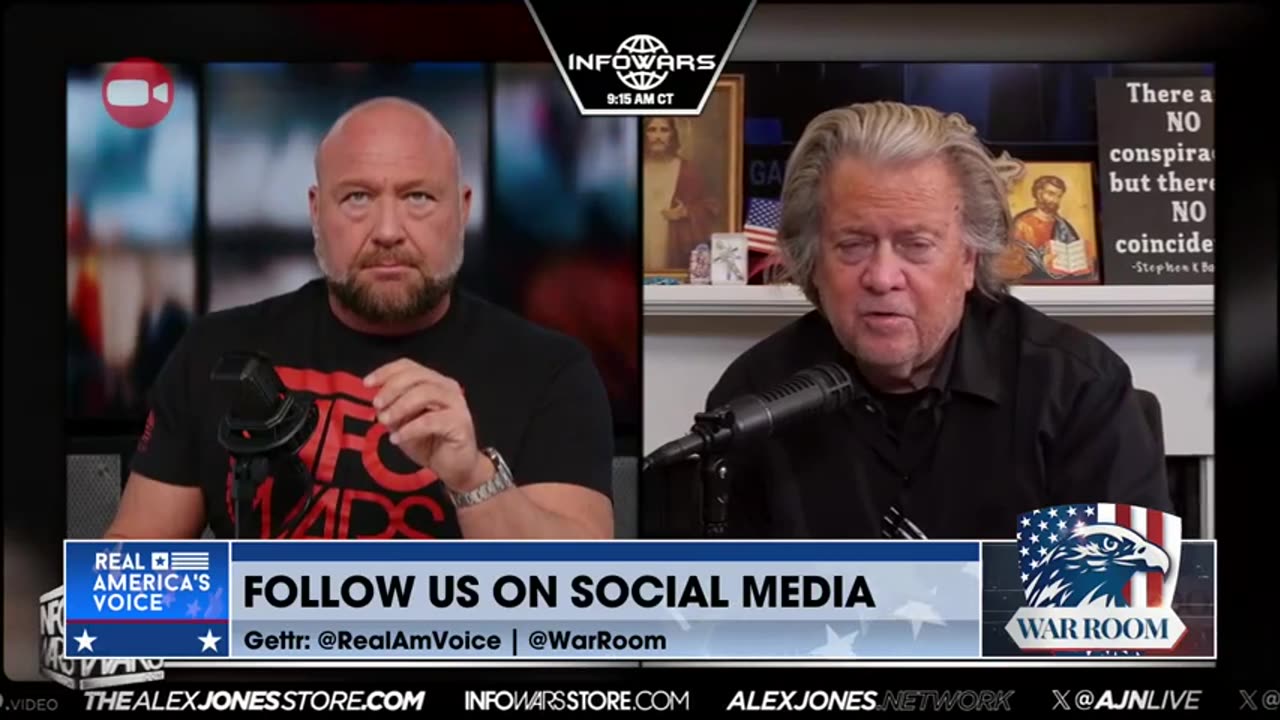 MUST-WATCH | Bannon Joins Alex Jones For Final Moments Of InfoWars Before Democrats Shutdown Site